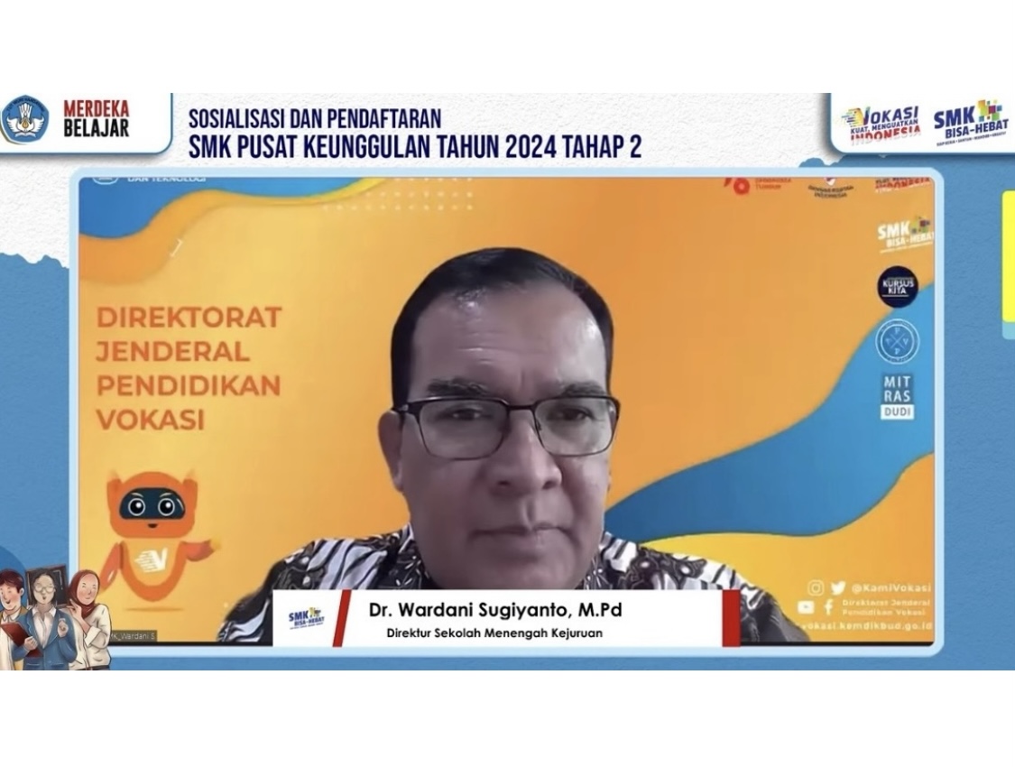 Kabar Gembira, Pendaftaran Program SMK Pusat Keunggulan Tahap II Tahun 2024 Dibuka