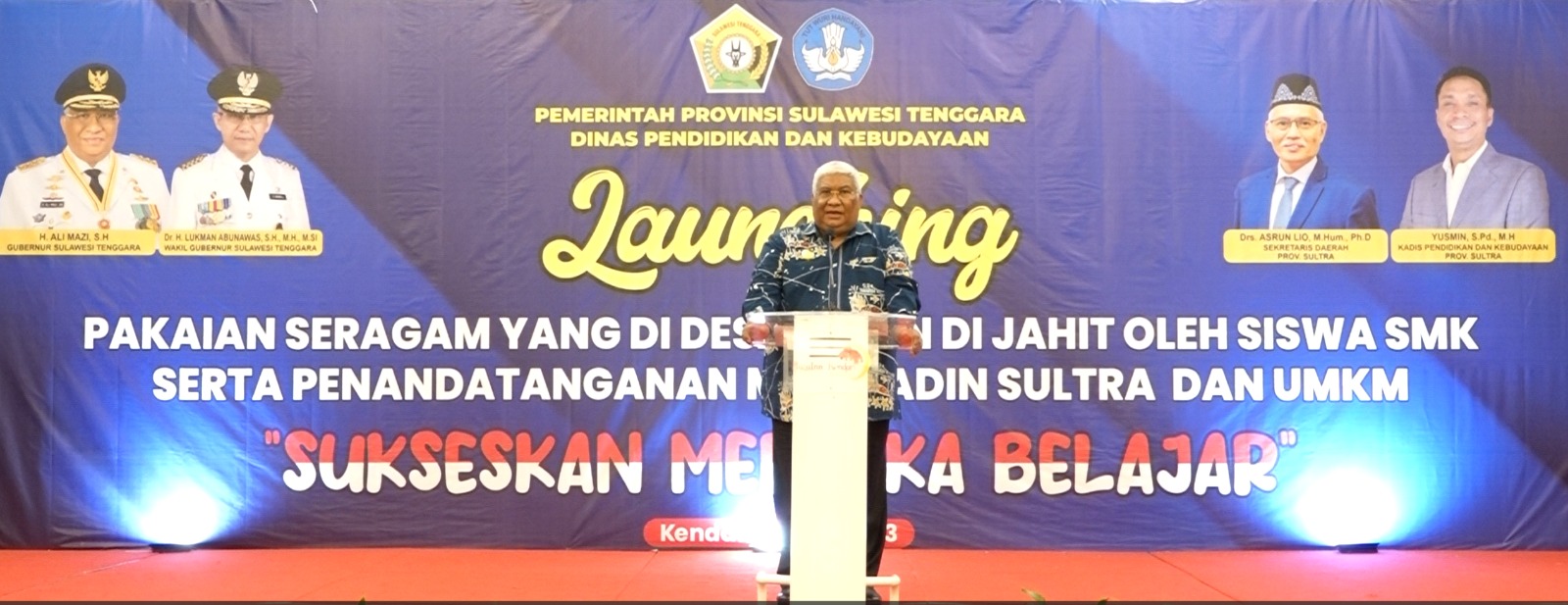 Jadi Implementasi Merdeka Belajar, Gubernur Sultra Ajak Dayagunakan Produk SMK