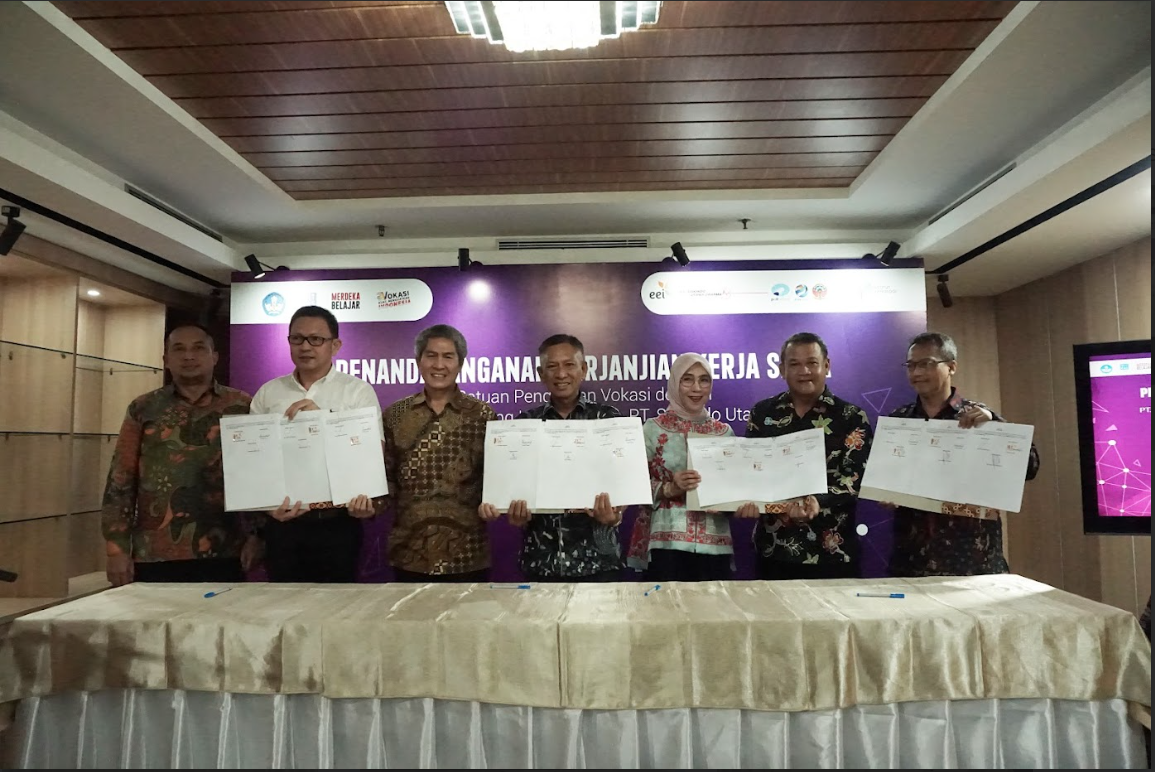 Enerflow Engineering Indonesia dan Siskindo Utama Dharma Dukung Pendidikan Vokasi