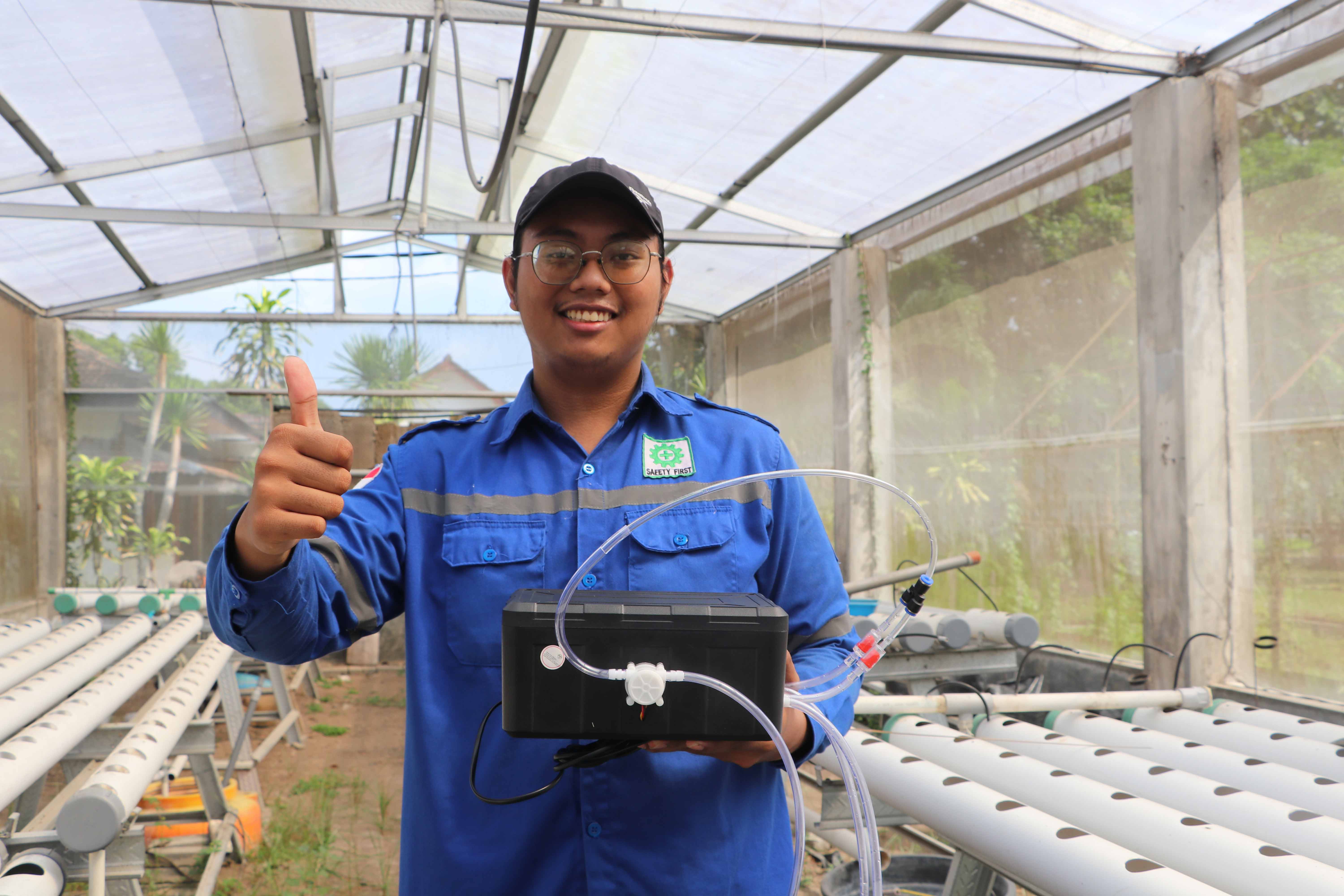 Keren! Dari PBL Mahasiswa Polije Ciptakan Mesin Kontrol Nutrisi Otomatis untuk Pertanian Hidroponik