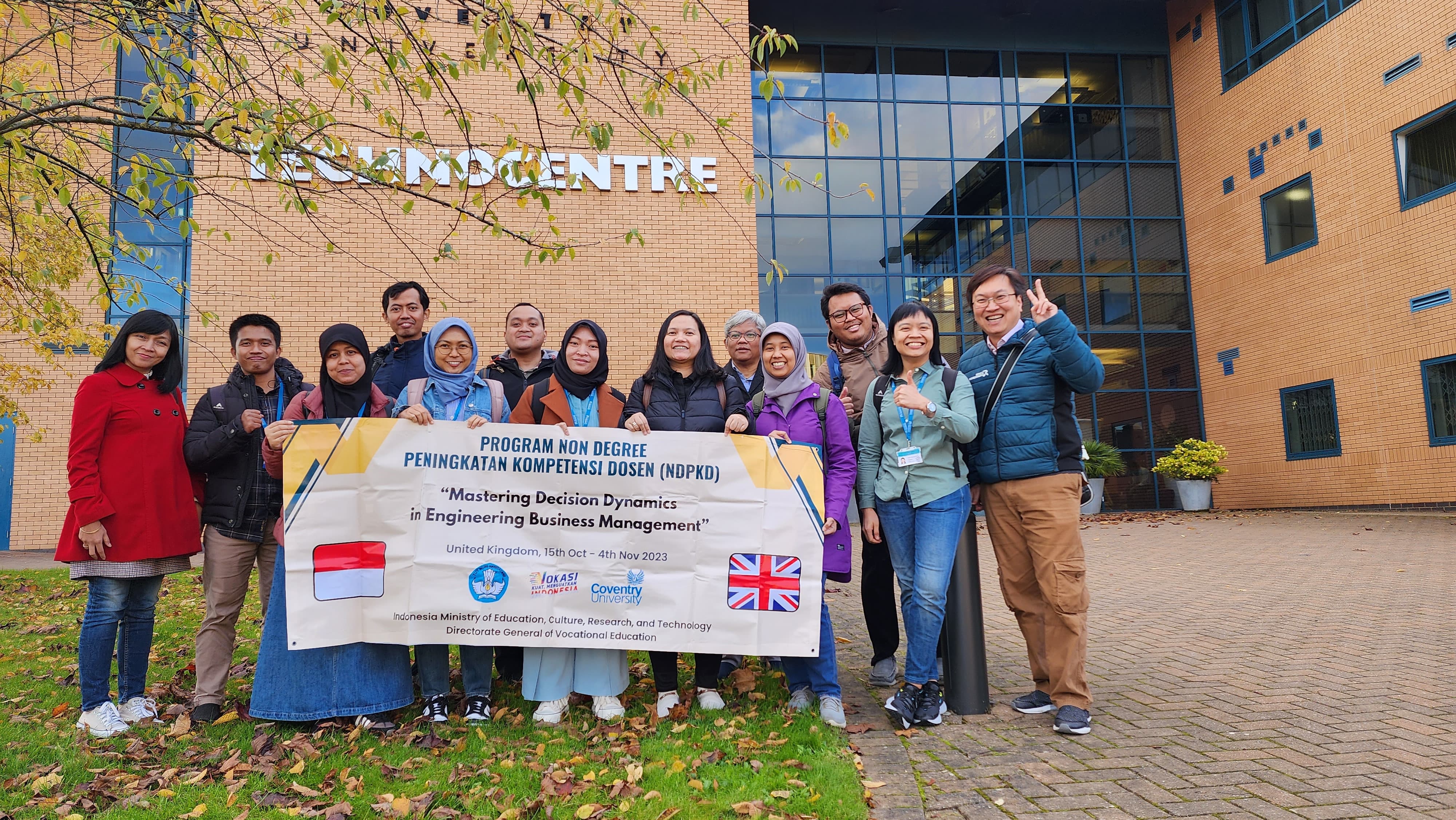 Dosen Vokasi Rasakan Manfaat Program Pelatihan di Coventry University