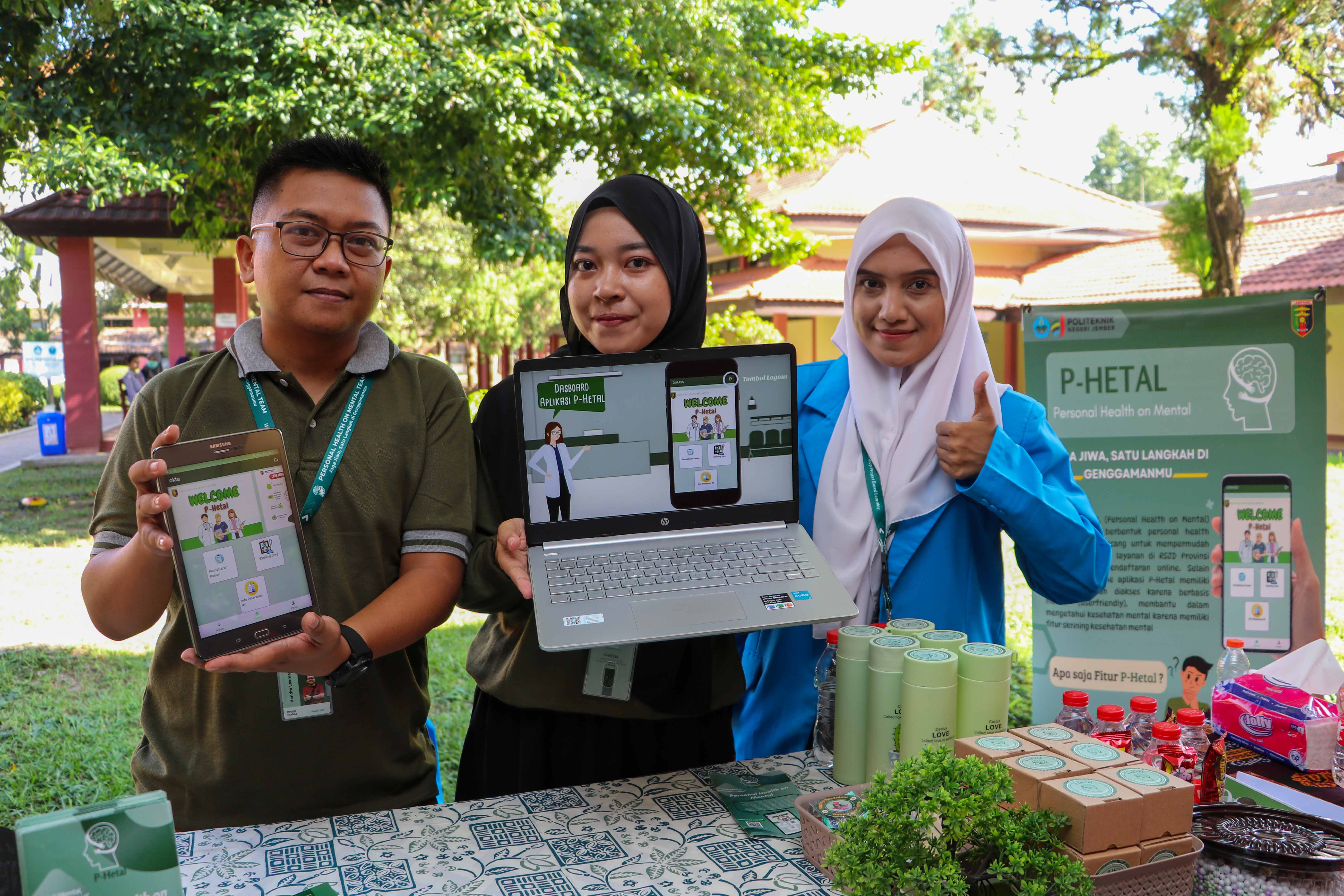 Sudah Dilirik Rumah Sakit Jiwa, Mahasiswa Polije Ciptakan Aplikasi untuk Skrining Kesehatan Mental