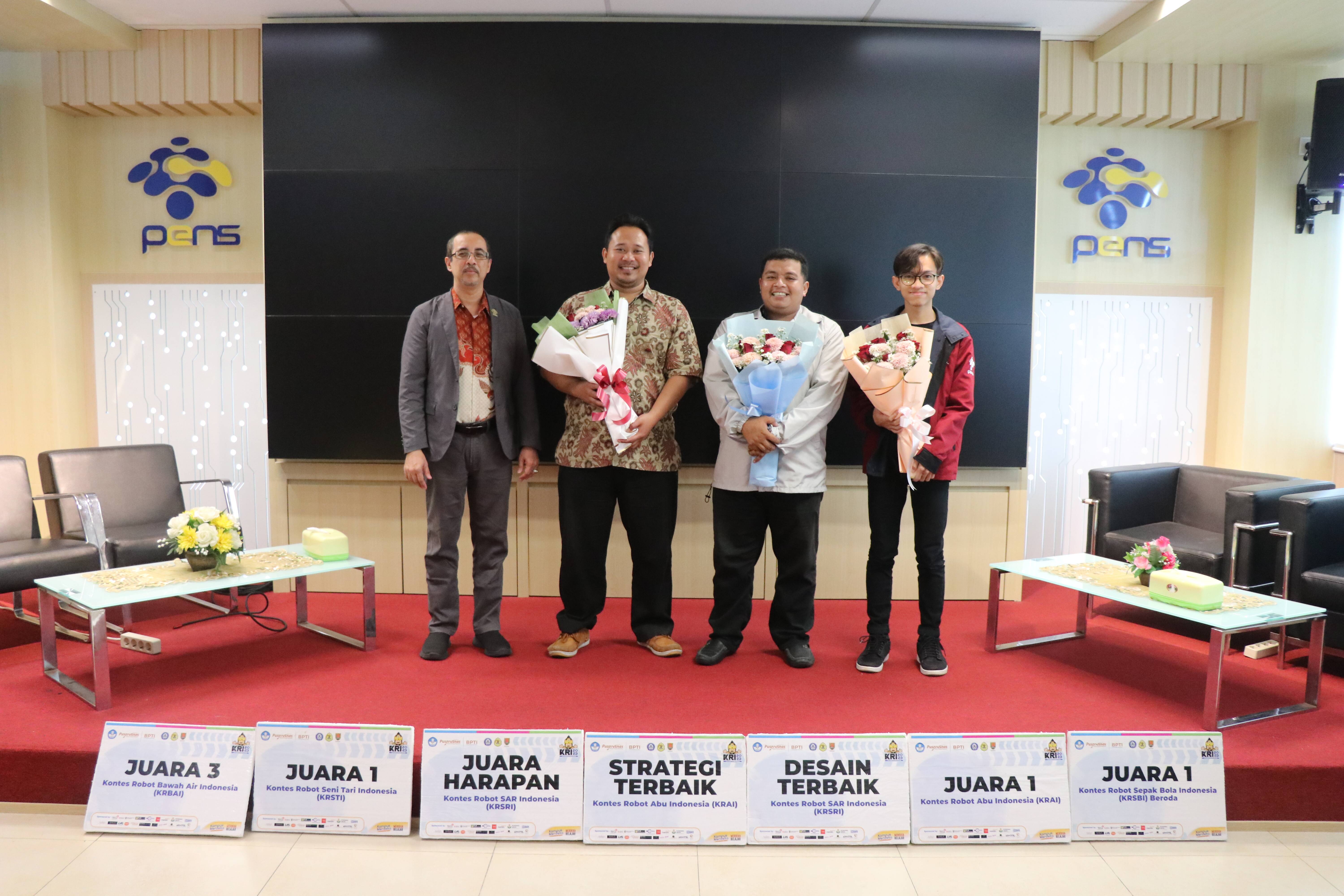 Jadi Juara Umum KRI 2023, Tim Robot PENS Wakili Indonesia di Kontes Robot Asia - Pasifik