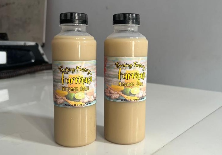 Manfaatkan Tanaman Lokal, SMKN 6 Manado Produksi Minuman Herbal