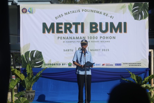 Wujudkan Kampus yang Hijau, Polinema Tanam 1.000 Pohon