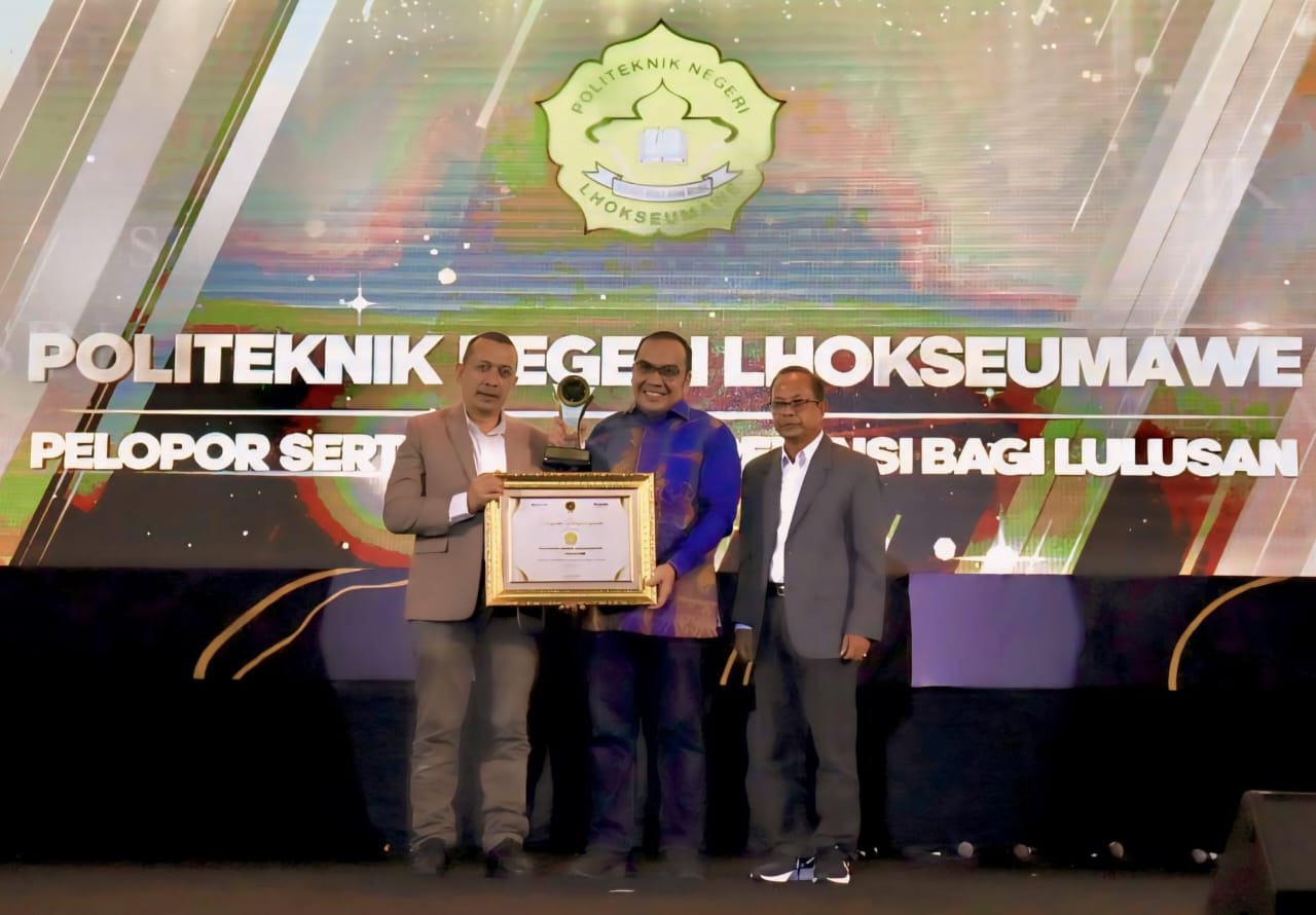 Jadi Kampus Pelopor Sertifikasi Kompetensi, PNL Raih Serambi Awards