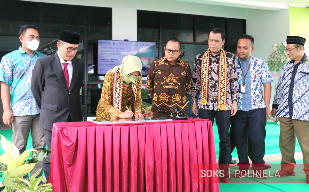 Dukung Penyelenggaraan MBKM, Polinela Resmikan Gedung Baru