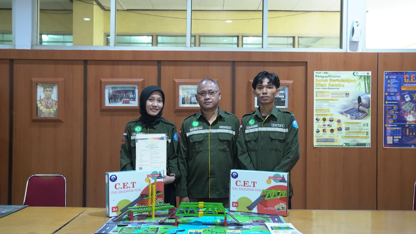 Kenalkan Bidang Teknik Civil Sedini Mungkin, Tim Mahasiswa PNUP Ciptakan CET