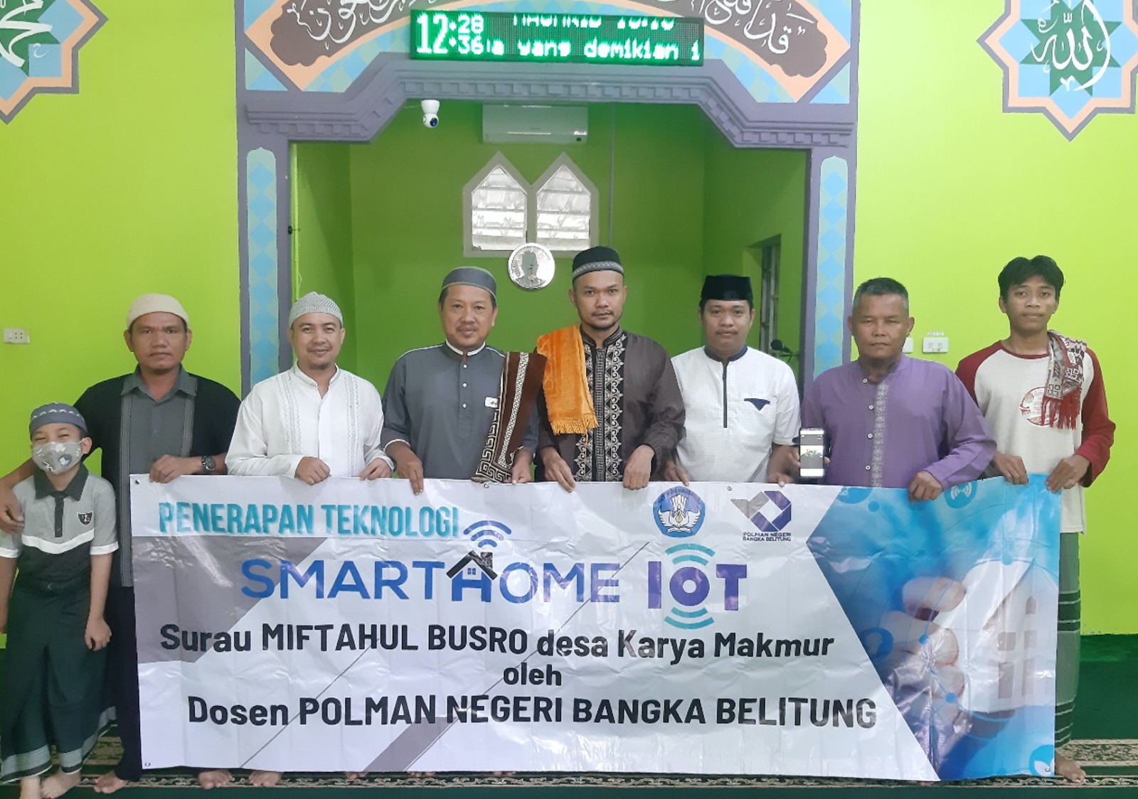 Terapkan Internet of Things, Dosen Polman Babel Kembangkan Smarthome di Surau