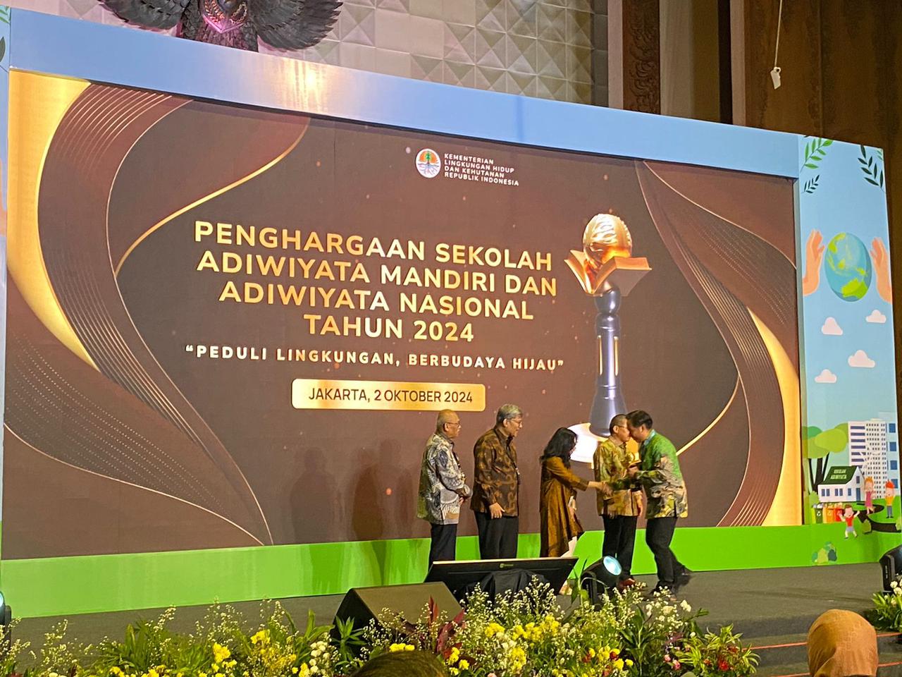 Sebanyak 720 Sekolah Menerima Penghargaan Adiwiyata 2024