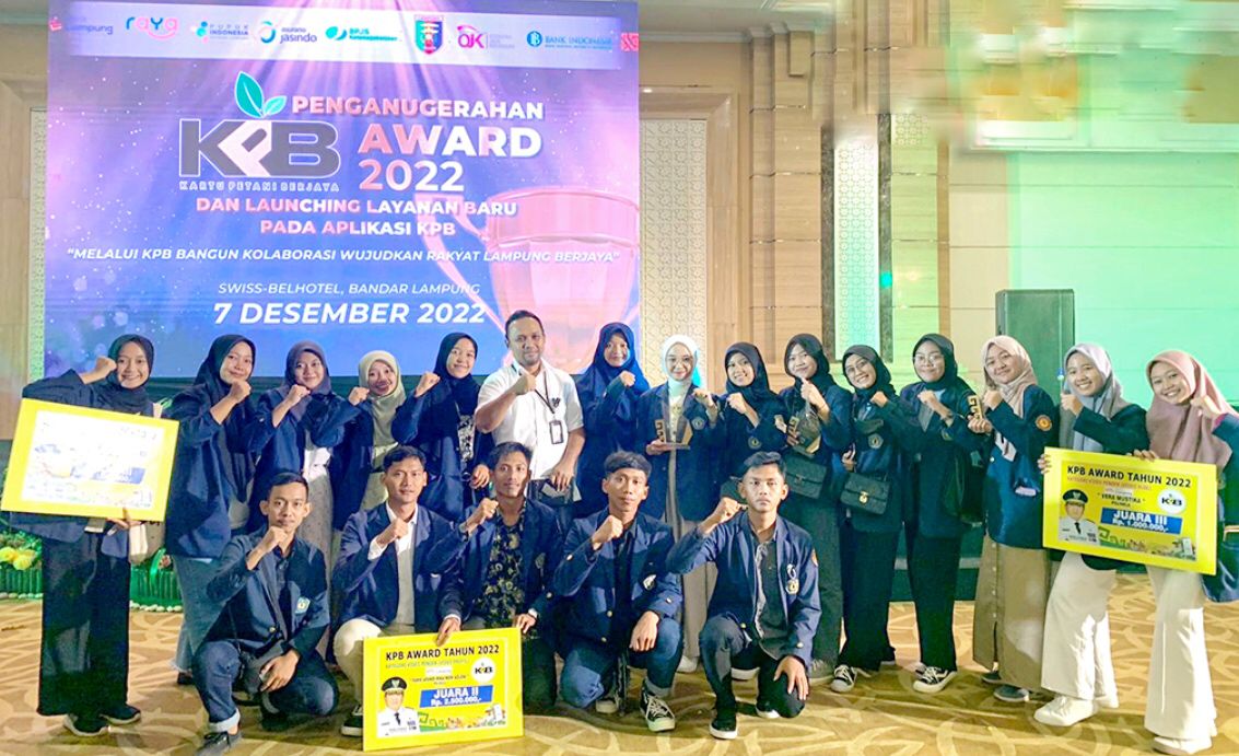 Mahasiswa Polinela Raih Kartu Petani Berjaya Award 2022