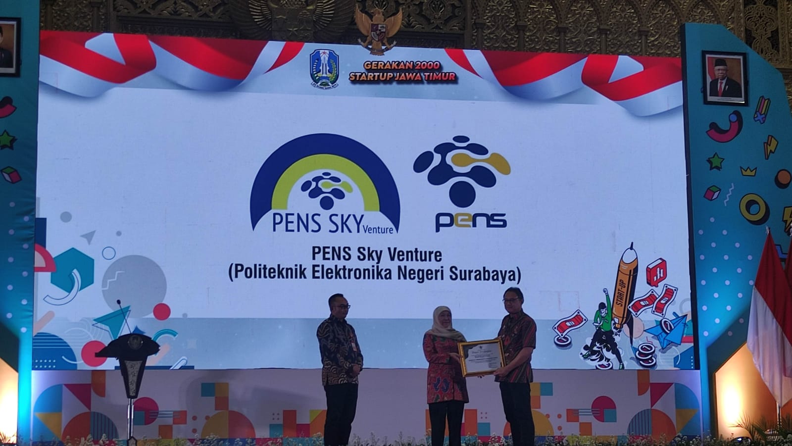 Dukung Startup, PENS Terima Penghargaan