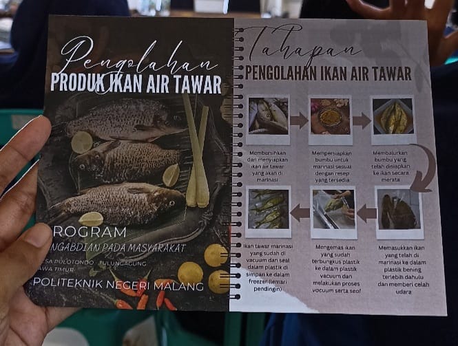 Kembangkan Produk Ikan Air Tawar, Dosen dan Mahasiswa Polinema Dorong Ekonomi Warga Desa di Tulungagung