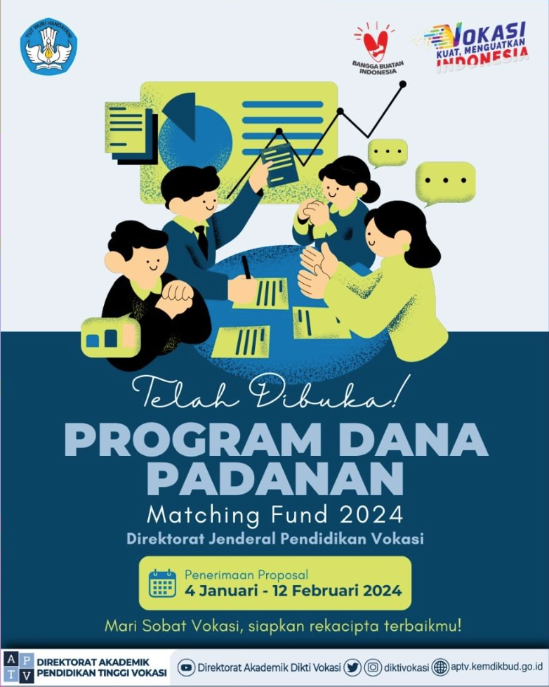 Program Dana Padanan (Matching Fund) Direktorat Jenderal Pendidikan Vokasi 2024 (Batch 2)