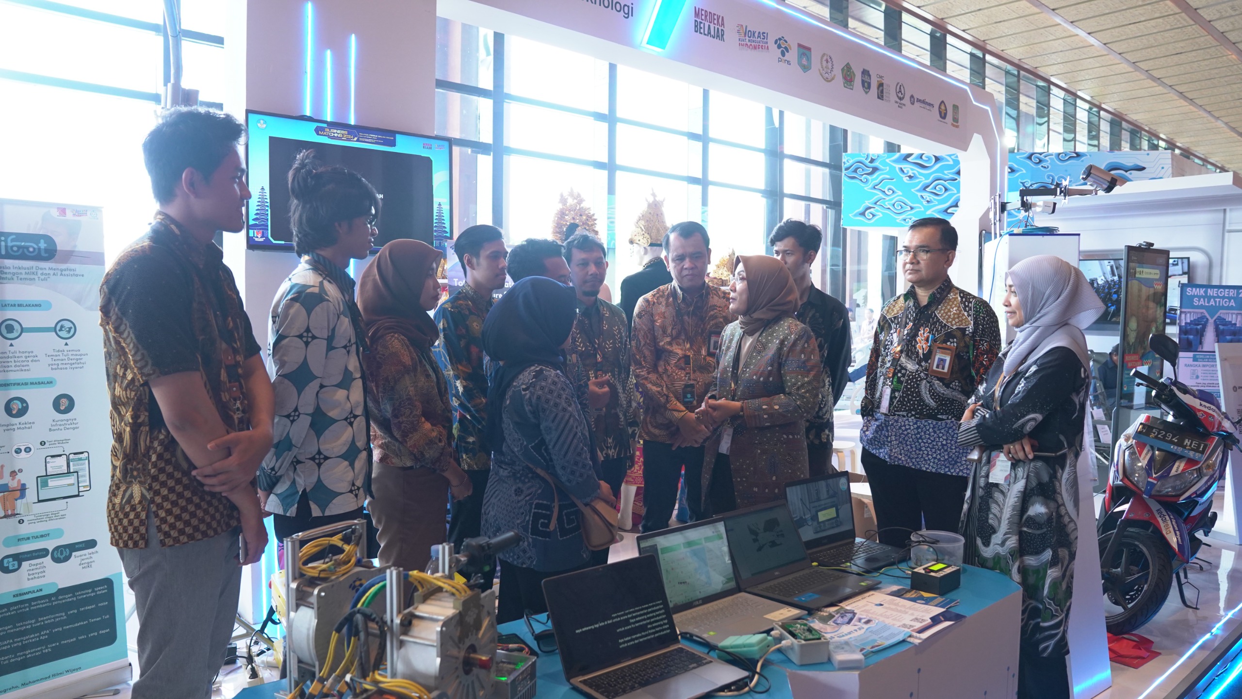 Hasilkan Banyak Peluang, Stan Vokasi Tarik Perhatian Pebisnis di Pameran Business Matching Tahap VII