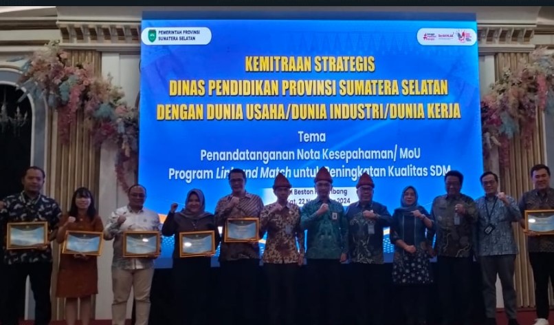 Dinas Pendidikan Provinsi Sumatra Selatan dan Industri Bersinergi: MoU untuk Kemajuan Pendidikan Vokasi