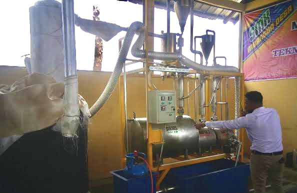 SMK Satya Praja 2 Petarukan Ciptakan Mesin Pengolah Sampah Menjadi BBM