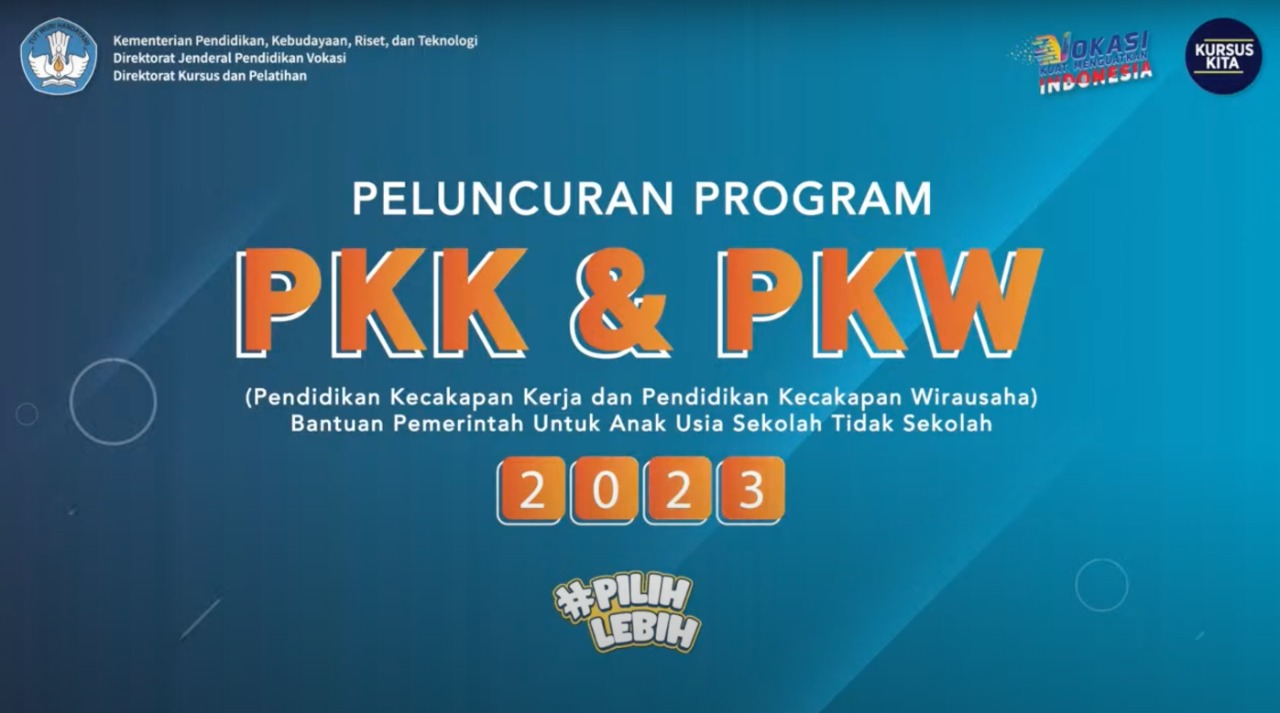 Perluas Layanan, Program PKK Dan PKW 2023 Jangkau Peserta Didik Di ...