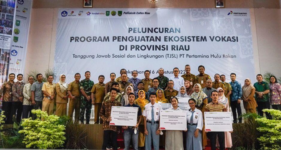 Pertamina Dukung Pengembangan Ekosistem Vokasi di Riau