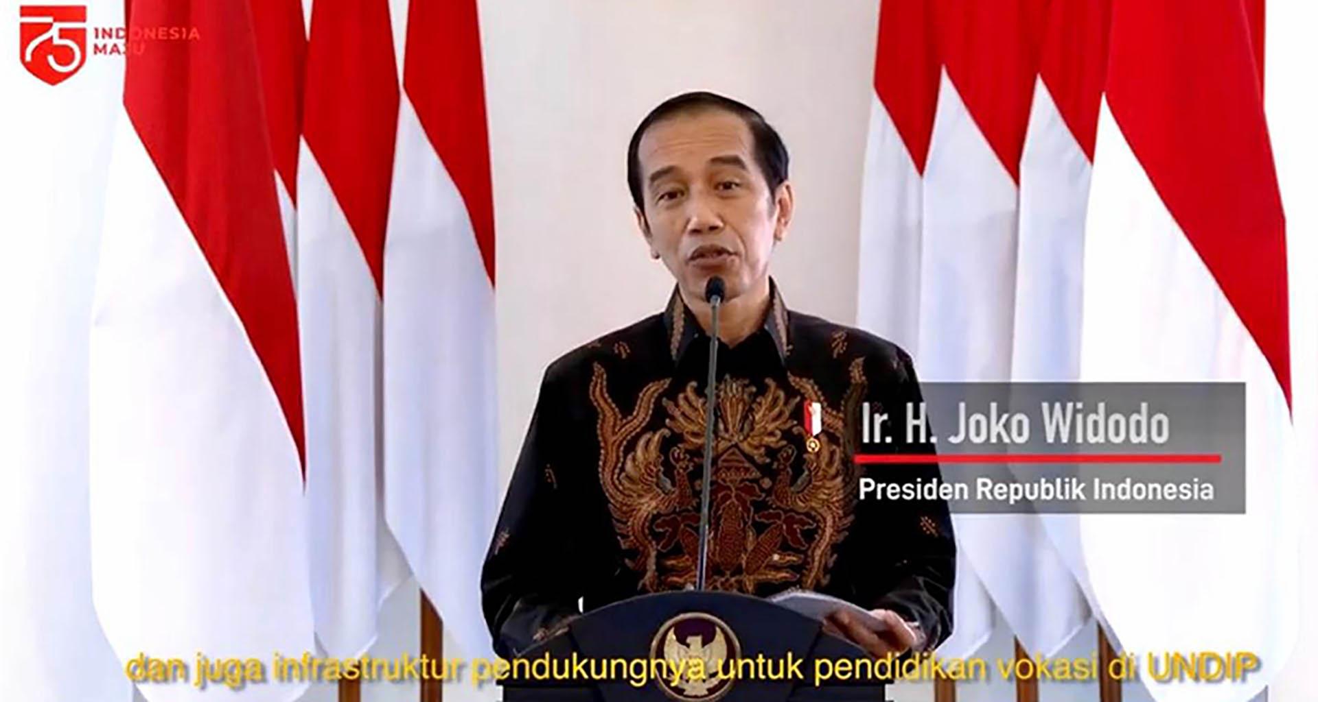 Resmikan Sekolah Vokasi Undip Presiden Ri Jokowi Tekankan Pengembangan 