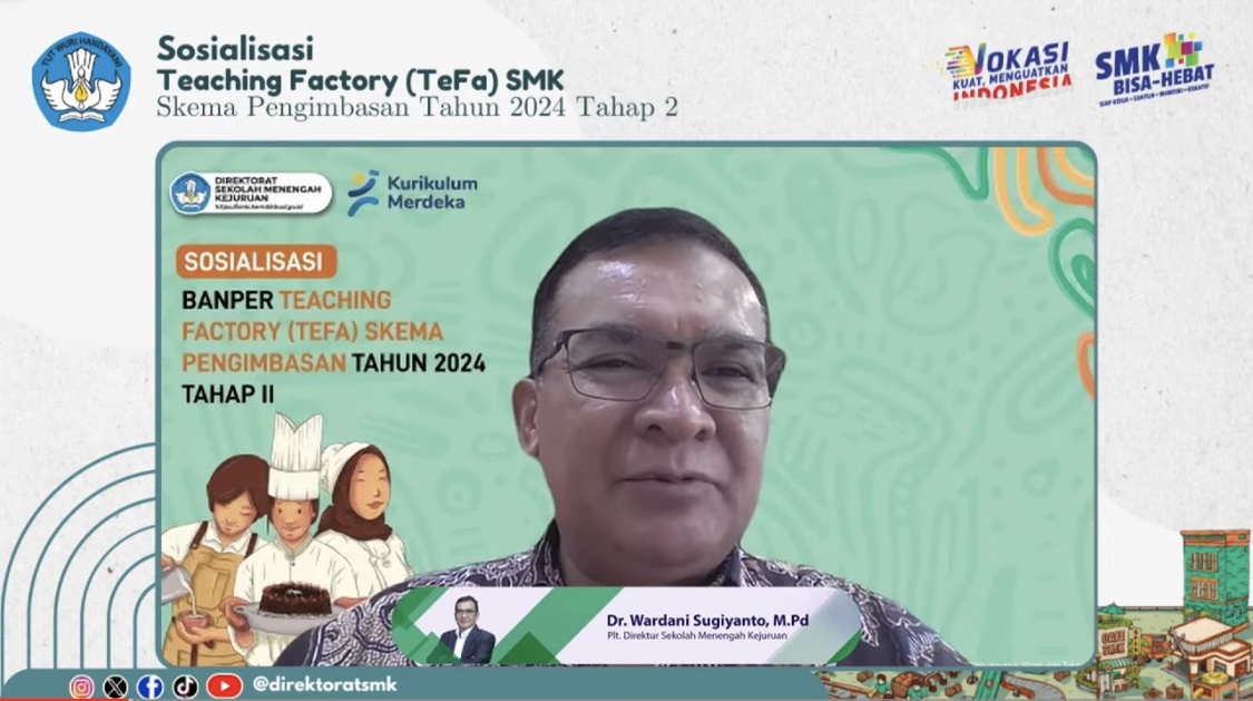 Perkokoh Pengembangan Teaching Factory di SMK melalui Bantuan Teaching Factory Skema Pengimbasan 2024