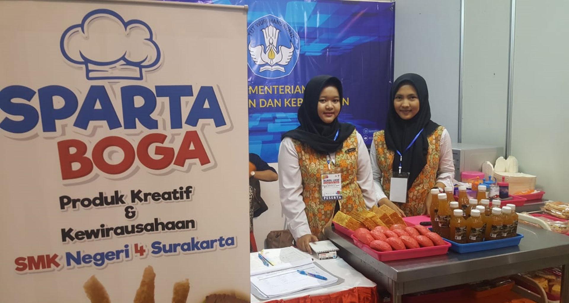 SMKN 4 Surakarta Turut Meriahkan BUMN-UKM Great Sale 2020