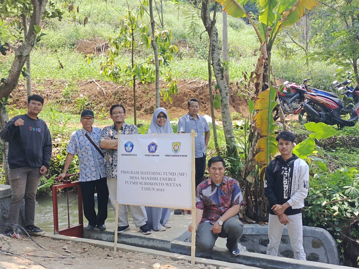 Inovasi Polines Hadirkan “Cahaya” untuk Desa Surokonto Wetan, Kendal