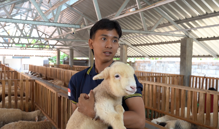 Melalui Saber Janda Farm, Alumni Polije Ini Ajak Janda dan Duafa Berdaya